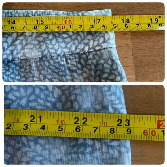 Michael Michael Kors Petite XL Wide-Leg Silky Pants PXL in Chambray - Picture 9 of 11